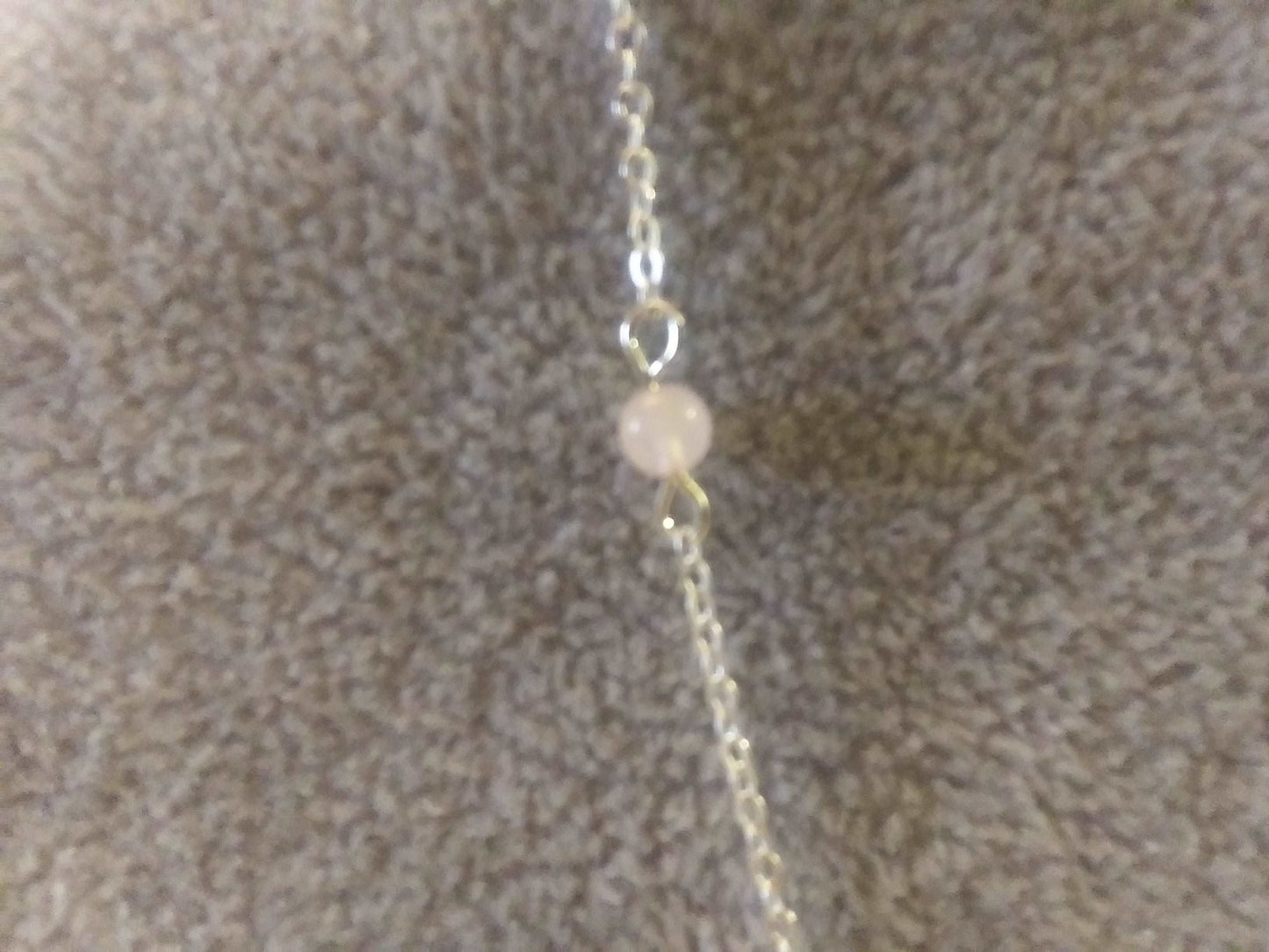 4 mm gemstone rose and turquoise 925 20 inch necklace - Providence silver gold jewelry usa