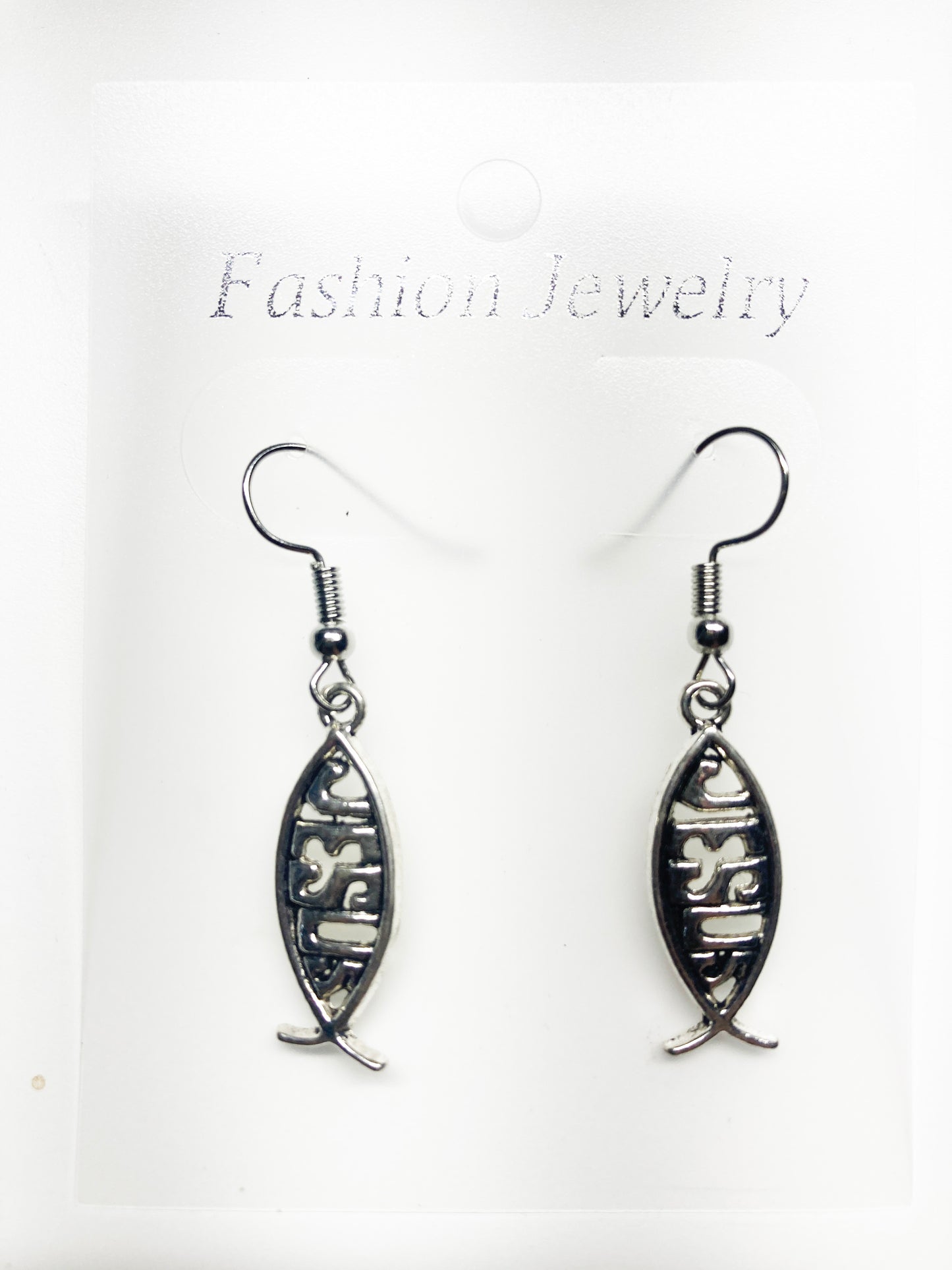 Jesus fisherman earrings