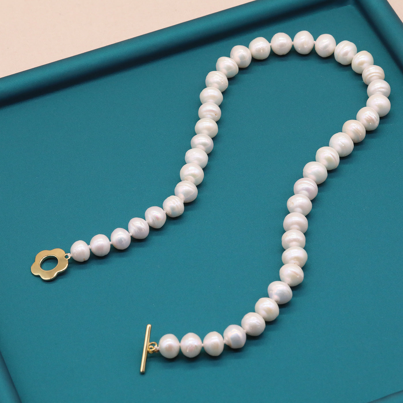 100% Handmade Freshwater Pearl Necklace Suitable for Daily Party Birthday Anniversary Valentine'S Day Christmas Mother'S Day【NK-XL2501-White-01】