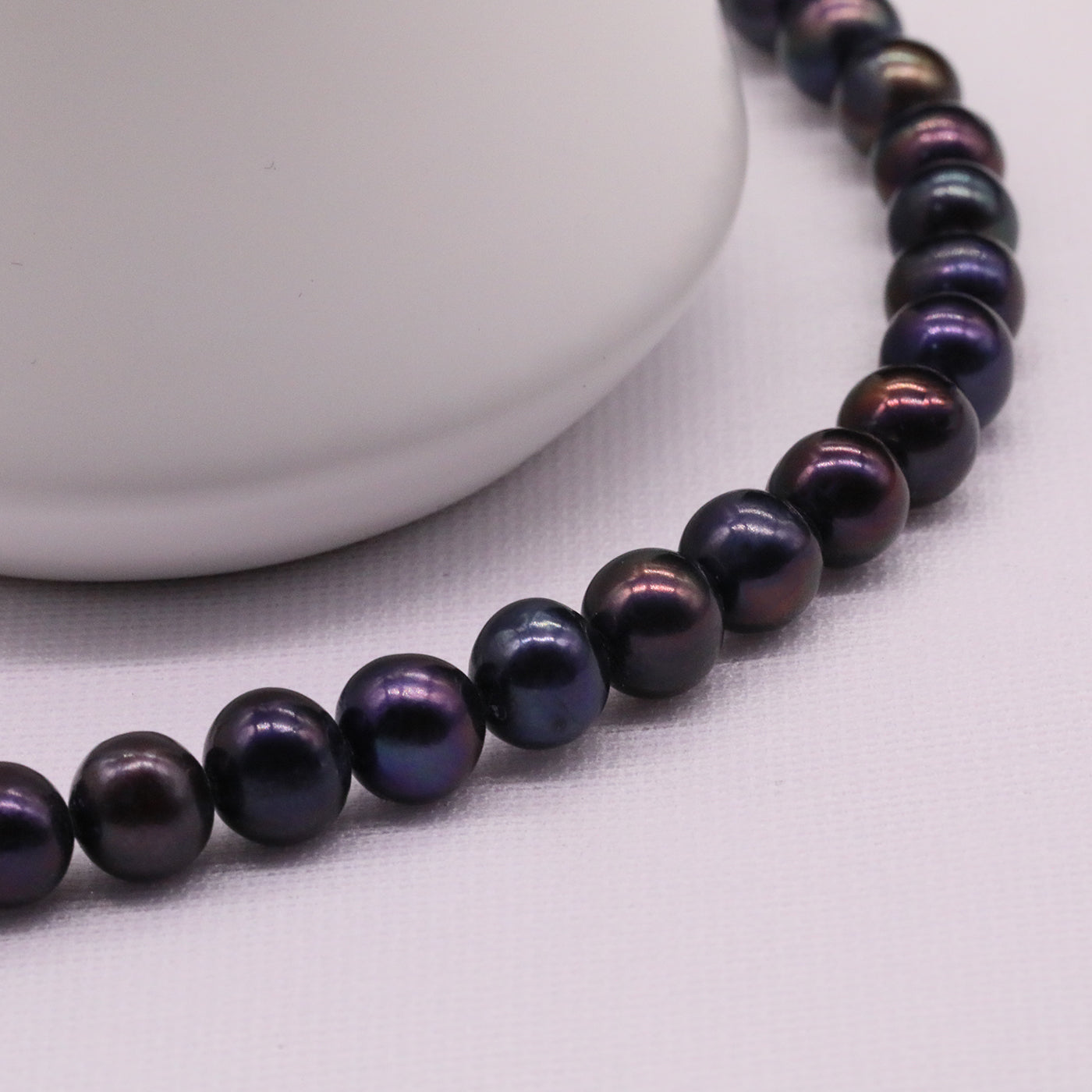 Delicate 6-7mm Freshwater pearl necklace, unique Christmas, Valentine's Day and Thanksgiving gifts, suitable for everyday, wedding and birthday parties to wear freshwater pearl necklace jewelry[NK-XL2501-Purple-01]