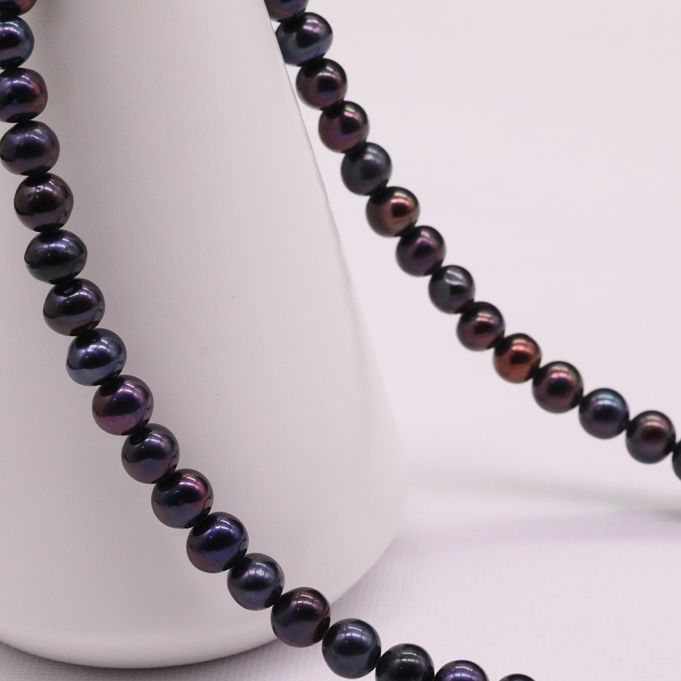 Delicate 6-7mm Freshwater pearl necklace, unique Christmas, Valentine's Day and Thanksgiving gifts, suitable for everyday, wedding and birthday parties to wear freshwater pearl necklace jewelry[NK-XL2501-Purple-01]
