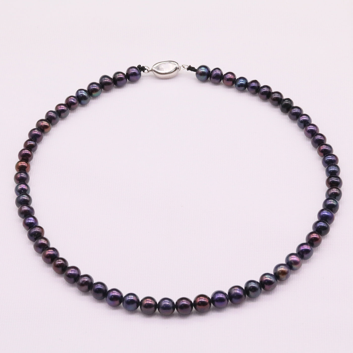 Delicate 6-7mm Freshwater pearl necklace, unique Christmas, Valentine's Day and Thanksgiving gifts, suitable for everyday, wedding and birthday parties to wear freshwater pearl necklace jewelry[NK-XL2501-Purple-01]
