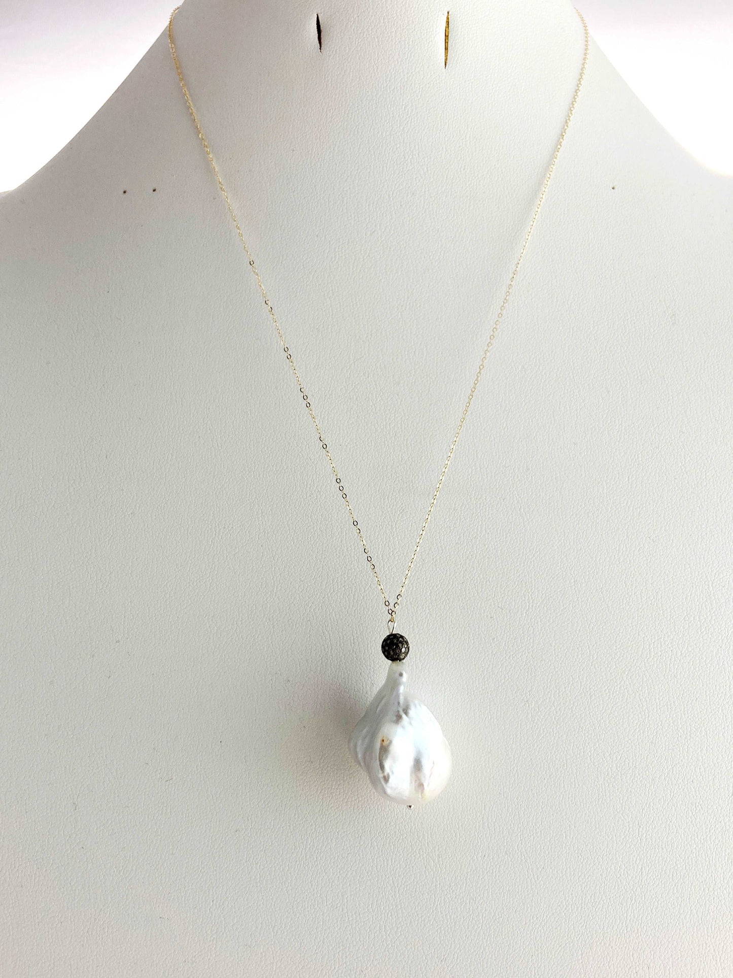 Unique one of a kind Baroque pearl necklaces - Providence silver gold jewelry usa