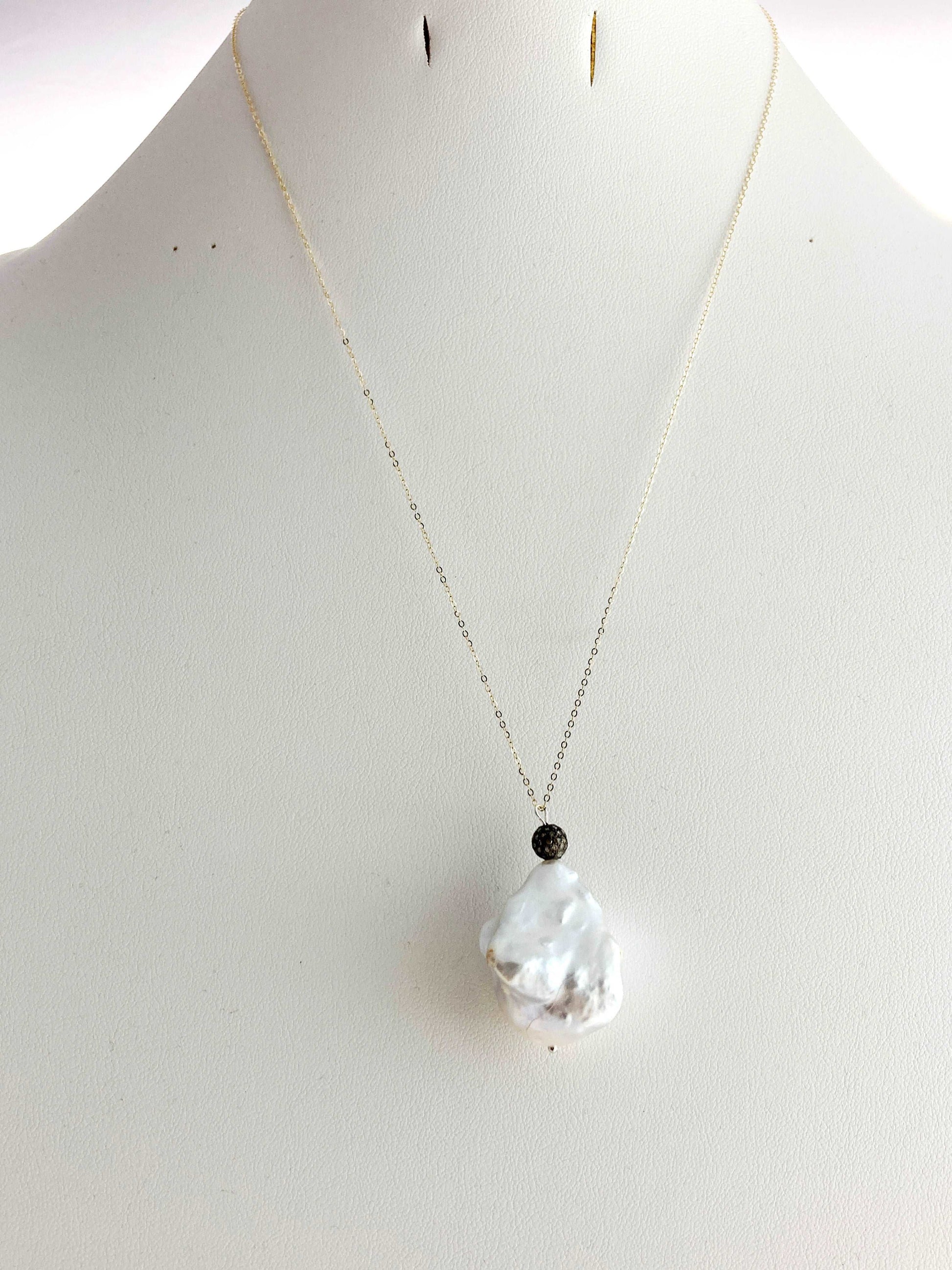 Unique one of a kind Baroque pearl necklaces - Providence silver gold jewelry usa