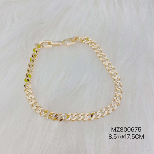 Cuban Chain Bracelet 5 mm - Providence silver gold jewelry usa