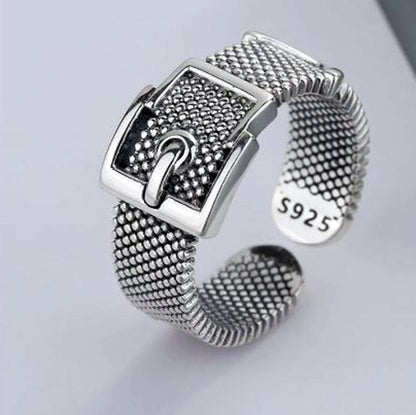 Sterling silver mesh ring very popular style - Providence silver gold jewelry usa