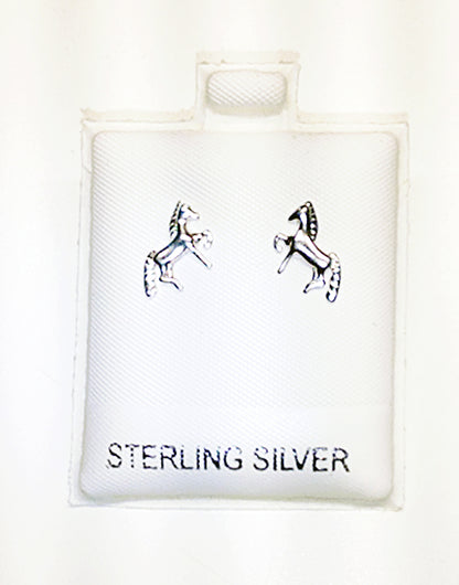 New Sterling Silver Horse Earrings For Women